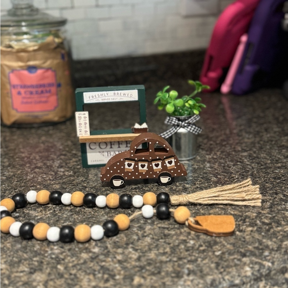 Coffee Bar Wooden Objects - Picture 2 of 5